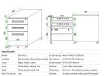 Triple Drawer ISO 28001 0.7mm Office Filing Cabinets