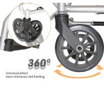 Aluminum Alloy 950mm Lightweight Manual Wheelchair