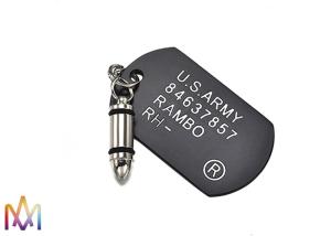 Quality Cremation Urn Bullet Military Army Dog Tags Charms wholesale