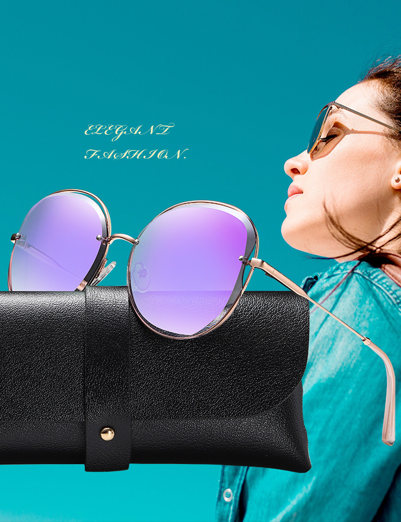Luxury 146MM Cat Eye Square Sunglasses Authentic Italy BSCI Ladies Designer Sunglasses