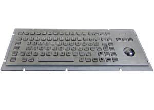 China USB Kiosk Industrial Keyboard With Trackball 304 Stainless Steel on sale