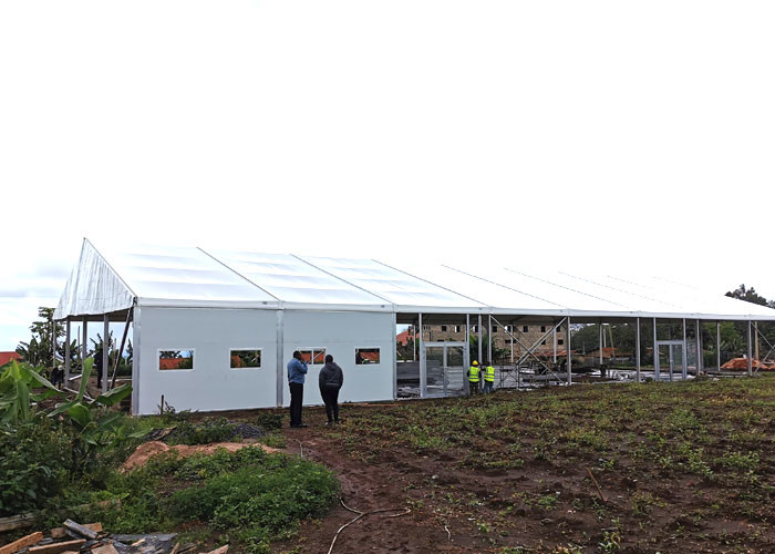 PVC Fabric White 30x50m 3000 Seaters Church Tent