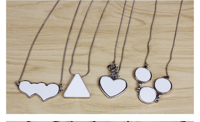 Sublimation Jewelry Blanks Photo Necklace For Sublimation