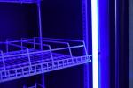 Weight KG 95-160kg Glass Wine Display Cooler with Double Doors and Air Cooling