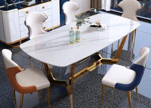 Quality Modern 130cmx80cmx77cm Luxury Marble Dining Table wholesale