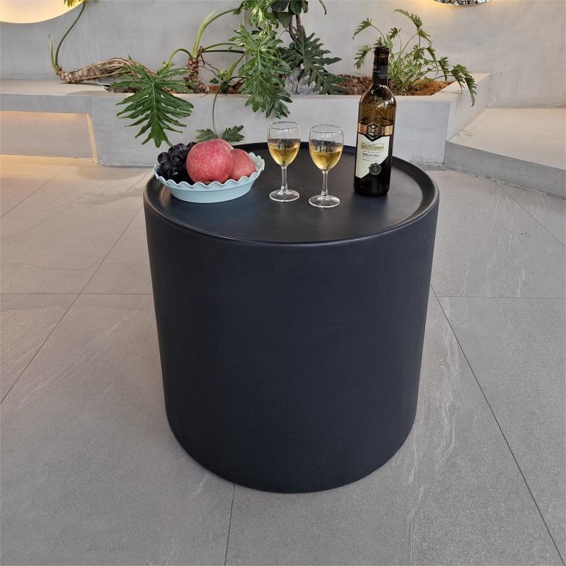 Outdoor GRC Concrete Table Sets Furniture Cold And Heat Resistant