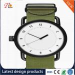 Wholesale Woven Watch with Alloy Case and Custom Logo Fashion Watch Woven Strap