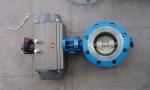 Pneumatic Operated 4 Inch Eccentric Butterfly Valve Flange Type ANSI 300 LB