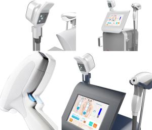 Quality Portable Diode Laser Hair Removal Machine With HR / SR Handle 755nm 808nm 1064nm wholesale