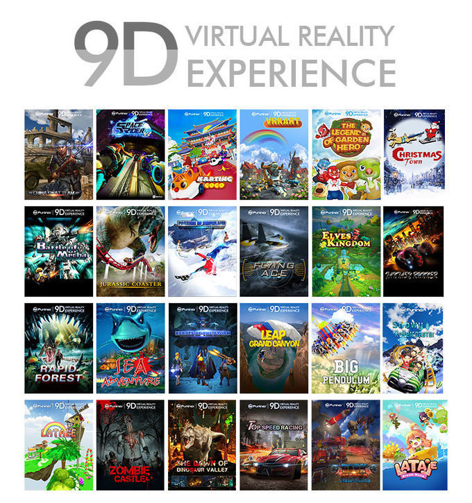 220V 0.7KW Vibrating VR Simulator Interactive Vibrating Gameing Experience