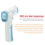 Non Contact Infrared Head Thermometer White Backit Display ±0.2 Accuracy