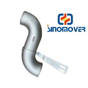 Quality WG9719530123 Sino Truck Spare Parts Intercooler Steel Outlet Pipe wholesale