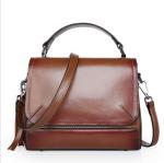 Real Leather Tote Bags for Women Retro Single Shoulder Bags Lady Daily Handbags