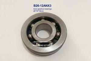 Quality B26-12ANX3 B26-12 auto bearings nylon cage ball bearings with snap rings 26x74x19mm wholesale
