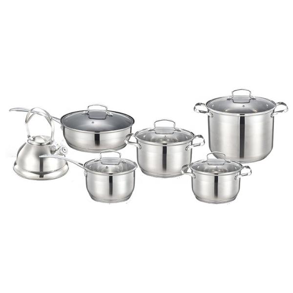 Quality Restaurants Cookware Set Non Stick Stainless 12pcs Cookware Set