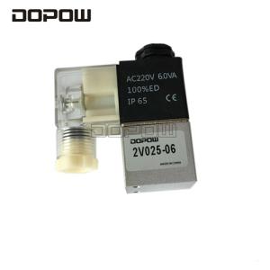 Quality Normally Closed Pneumatic Solenoid Valve 2 Way Straight Through 2V025-06 2 Position wholesale