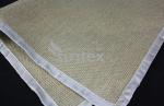 Excellent Tensile Strength Vermiculite Coated Fiberglass Fabric For Safety