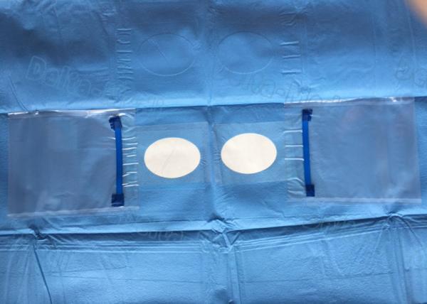 Eye Ophthalmic Sterile Disposable Surgical Drapes Alcohol Resistant With Two