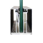 Aluminum Base Profile For Glass Balustrade 3.6m / piece Packing Details Included