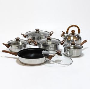 Quality cookware set wholesale NonStick pots and pans set stainless steel Granite pots 13 pcs set wholesale