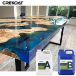 UV Stability Art Made High Gloss Epoxy Resin For Wood Nature Inspired Elegance