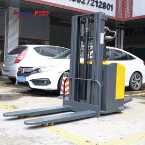 China Double Mast Industrial Pallet Truck , 1500kg 3500mm Battery Operated Pallet Stacker on sale