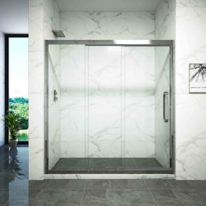 Quality Dry Wet Separation One Type Glass Shower Door wholesale