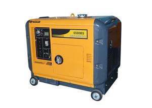 Quality Emergency Small Diesel Generator , Electric Start 6kva Quiet Portable Generator wholesale