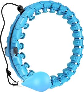 Quality 132cm Lose Weight Smart Adjustable Weighted Fitness Hoop 19 Knots wholesale