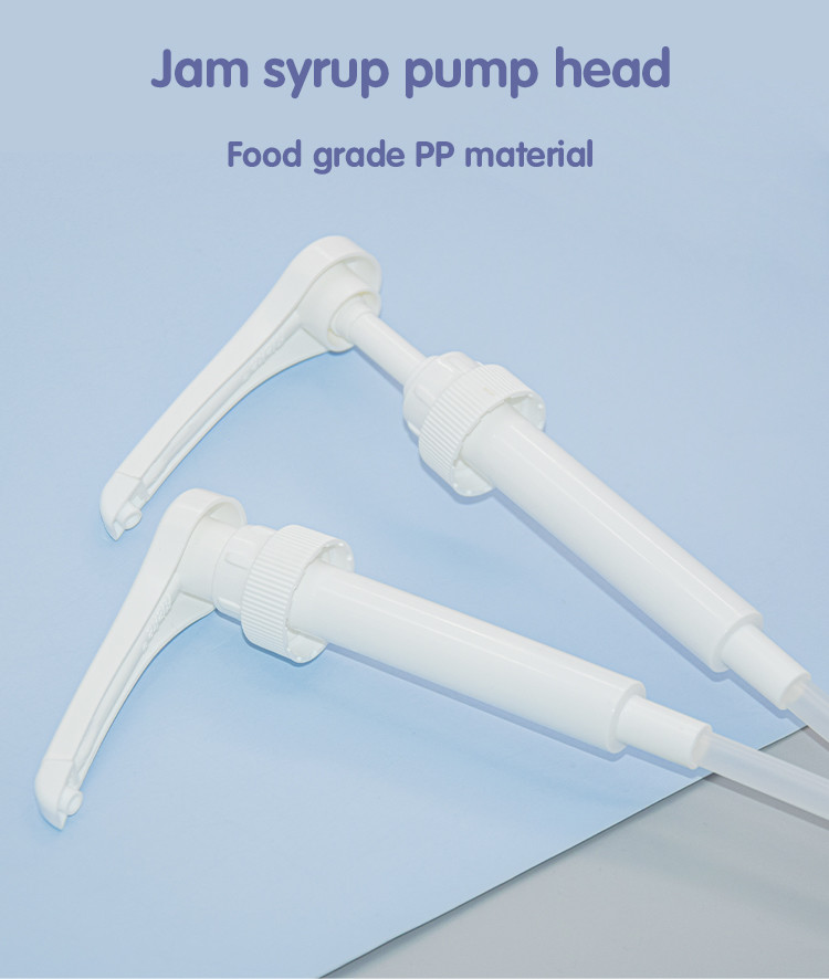 28-400 Closure Narrow Head Syrup Pump Dispenser 5ml 8ml 10ml dosage Food grade Plastic Sauce Pump