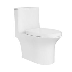 Quality Siphonic One Piece Toilets , Ceramic Sanitary Ware Toilet Bowl S Trap P Trap wholesale