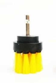 Quality 2 Inch Yellow Medium Bristle Drill Brush For Bathroom, Bathtub, Tile And Porcelain wholesale