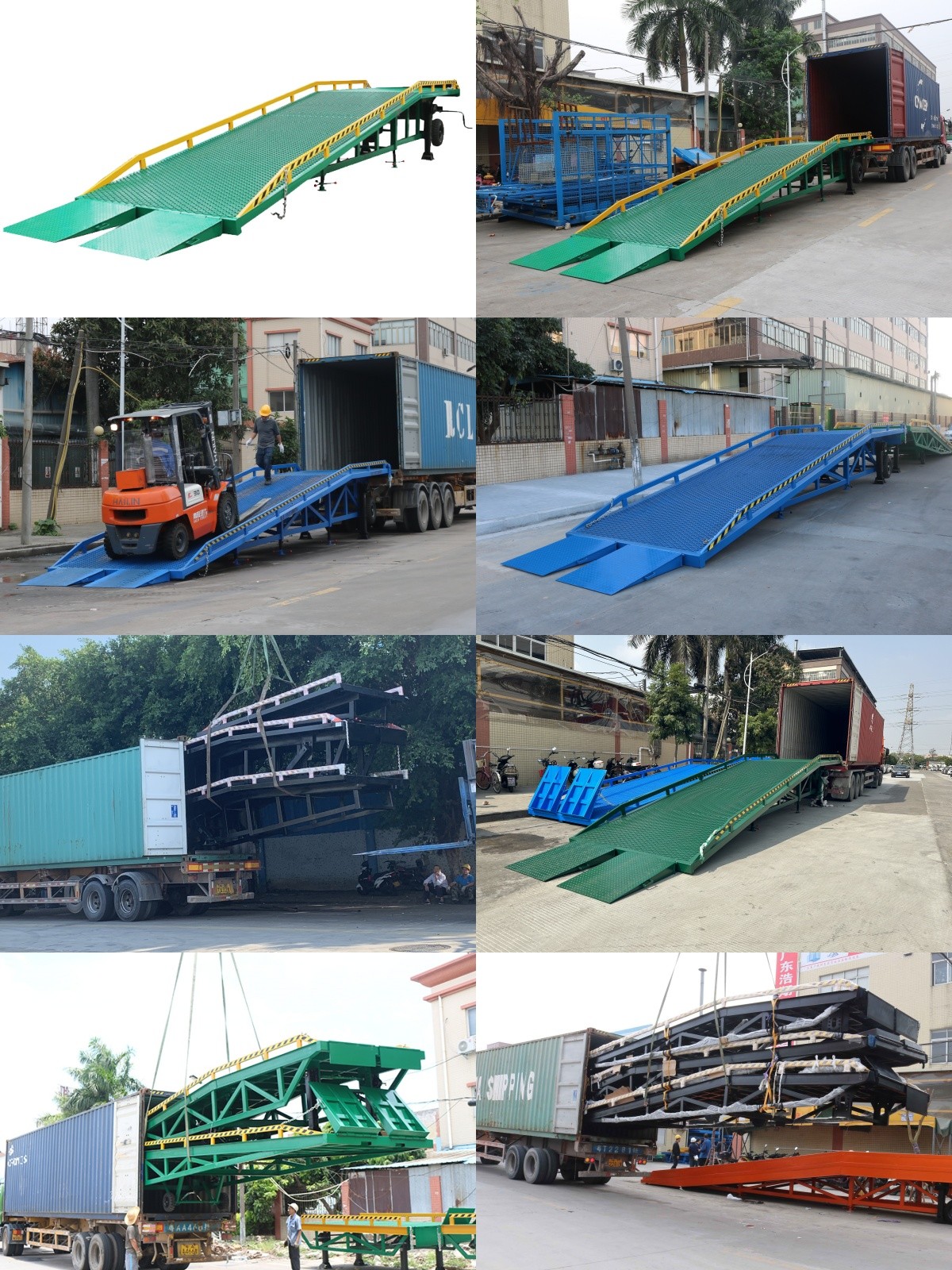 5 Meter Steel Loading Ramp for Enhanced Efficiency in Warehouses