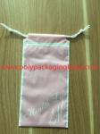 Fashion CPE Rope Drawstring Plastic Bags For Ladies Lipstick / Watch / Scarf
