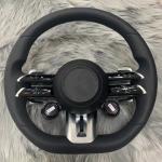 Ergonomic Round PU Steering Wheel Race Wheel For Car Modification Production