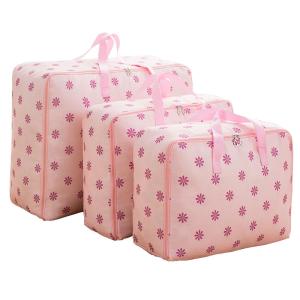 Quality 105L 3 Pcs Extra Large Storage Bag with zipper Household Storage Organization wholesale