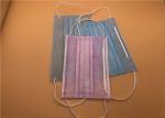 3 Ply Face Medical Mask / Medical Surgical Mask Isolation Dust Non Toxic