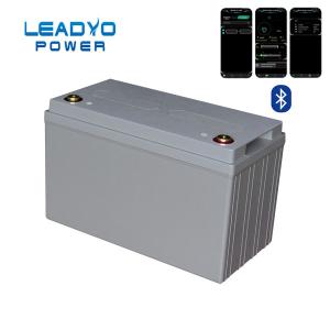 China Bluetooth 100Ah 12V Lifepo4 Battery 12 Volt Deep Cycle RV Battery on sale
