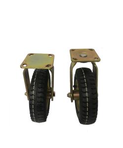 Quality Harmless Mute Inflatable 8 Inch Trolley Wheels High Wear Resistance wholesale