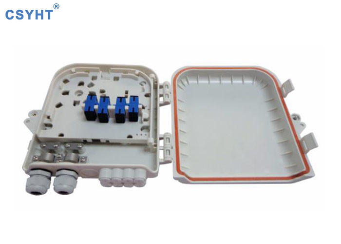 2x8 PLC IP65 Ftth Fiber Optic Termination Box With Lock