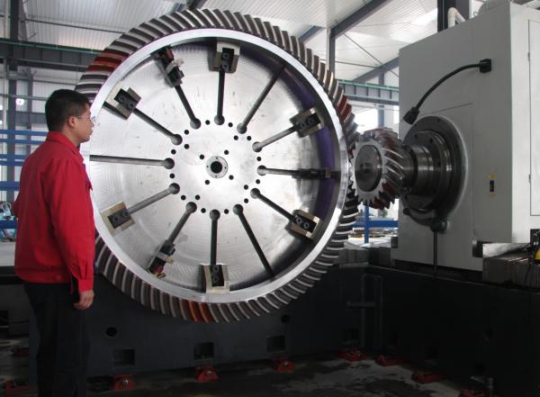 Big Diameter Spiral Bevel Gear Outter Dia 2000mm 20CrMnTi Materials Long Using