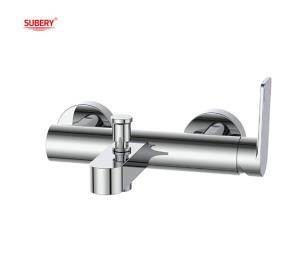 Quality OEM Single Lever Bathtub Bath Shower Faucet Mixer Bathroom Chrome ODM Round Classical Design wholesale