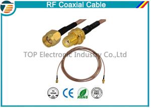 Quality RG36 RF Coaxial Cable SMA Male Plug To SMA Female Bulkhead Connector wholesale