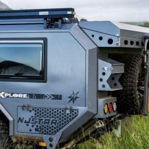Quality Family Overland Caravan Trailer Customize Small Off Road Trailer 5m*2m*2m wholesale