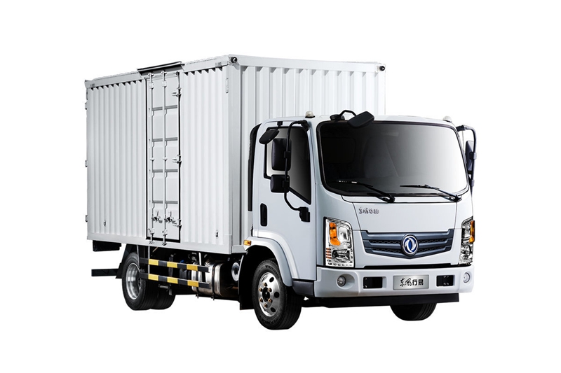 4000x2050x2000 mm Dongfeng Electric Van Cargo Truck with 80.6 kWh Battery Capacity