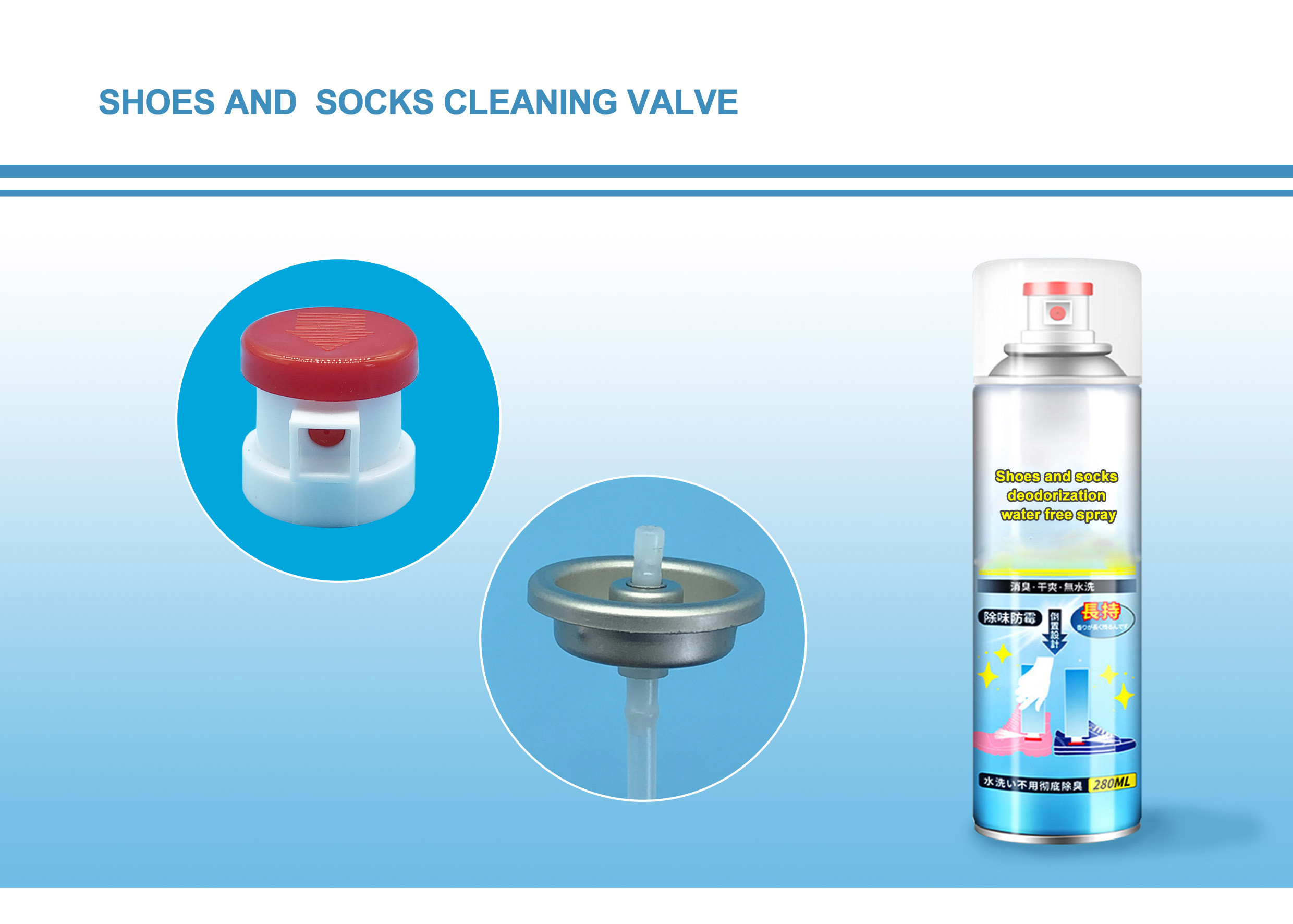Versatile Footwear Cleaning Valve for Home Use - Safe Dispensing, Easy Operation