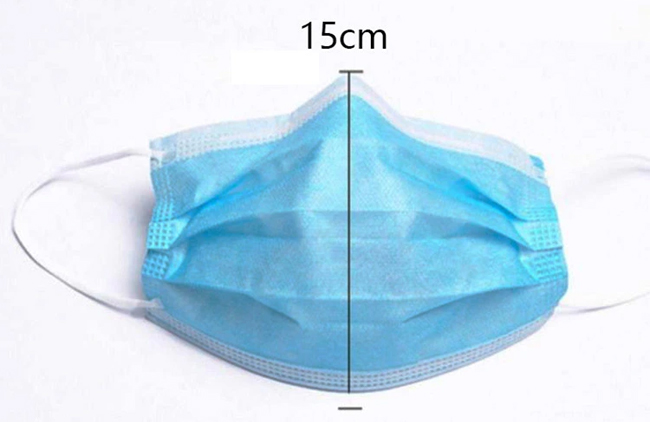 Surgical Disposable Medical Facial Mask Non Woven Face Mask Fabric 3 Ply Manufacturer