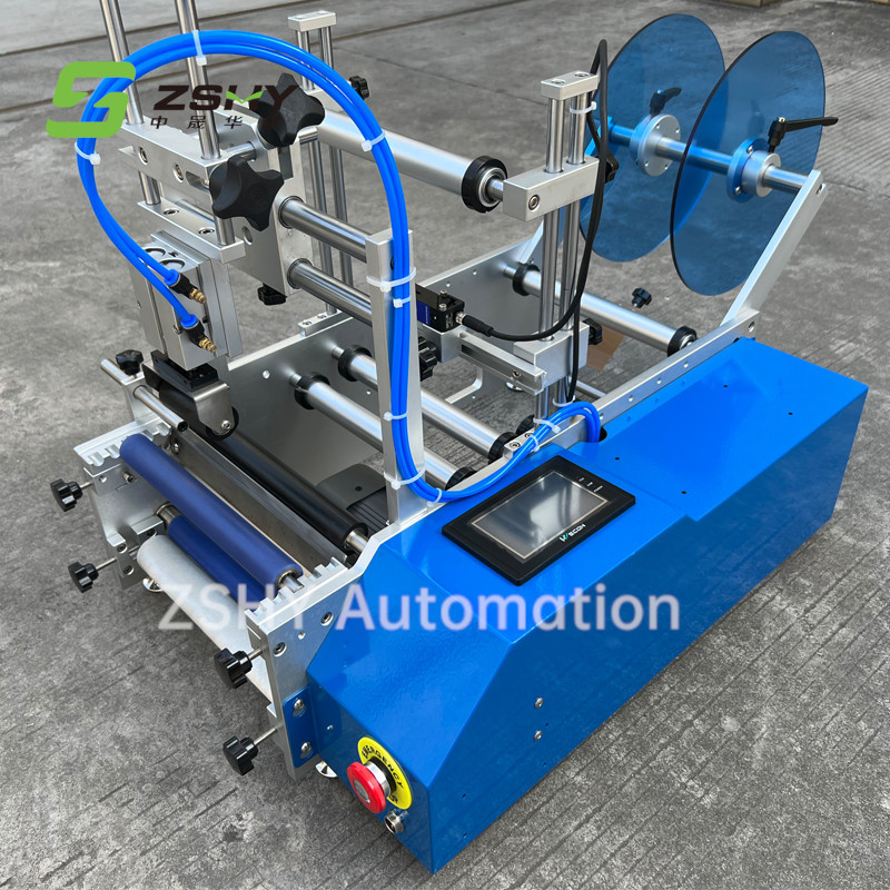 1.2KW Flat Bottle Automatic Sticker Labeling Machine For Electronics Industry