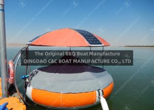 Quality 12 adults Pure Solar Power Fiberglass Barbecue Boat wholesale