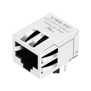 Quality LPJ0011CNLV 10/100 Base-T RJ45 MagJack Tab Down Without Leds wholesale